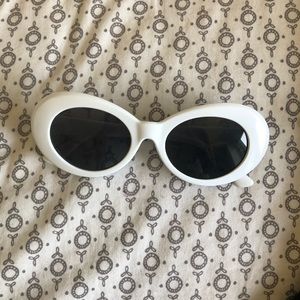white sunglasses